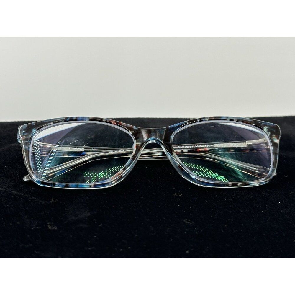 Bebe BB5145 400 Blue Floral 53-17-135 Eyeglasses Frames (C8-07) - Picture 12 of 13